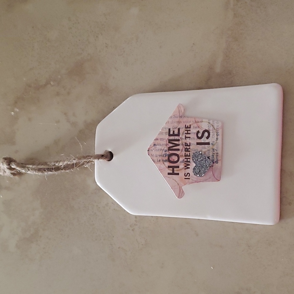3D Home is Where the Heart is Plaque